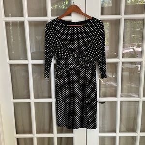 ⭐️ The Limited black polka dot dress